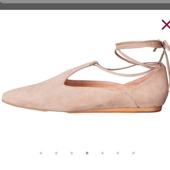 Seychelles Hive Suede Taupe Flats - Picture 2 of 8